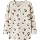 Lil'Atelier Turtledove Apples Nmfgayo Sig Ls Slim Top Lil