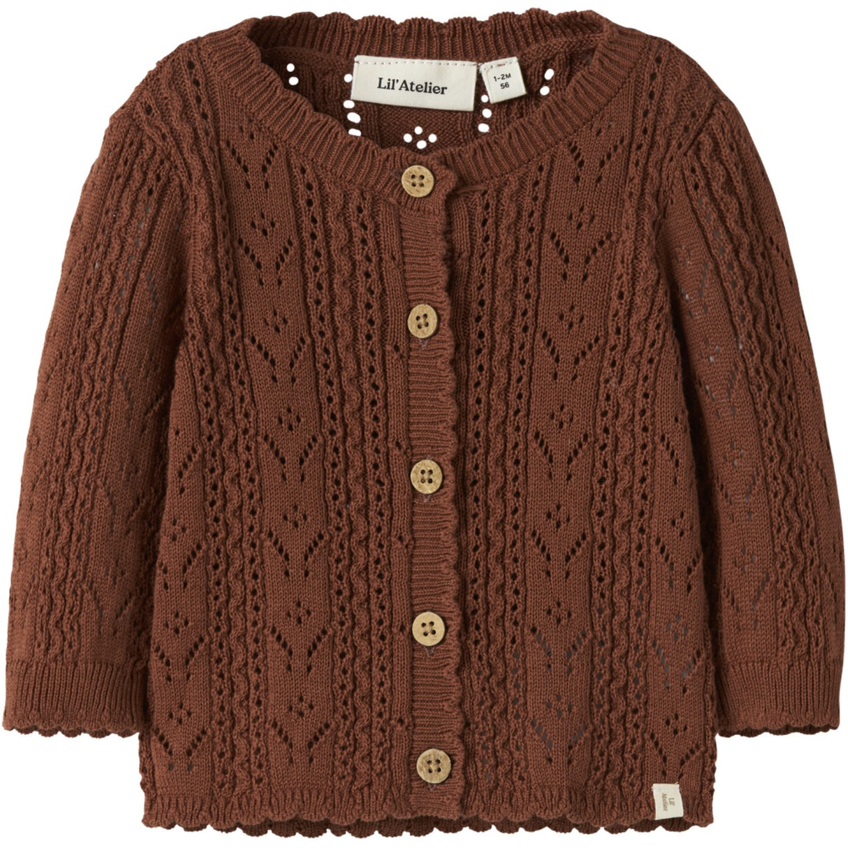 Lil'Atelier Maple Syrup Nbfkajsa Kas Ls Knit Card Lil
