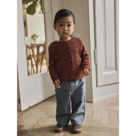 Lil'Atelier Maple Syrup Nbfkajsa Kas Ls Knit Card Lil