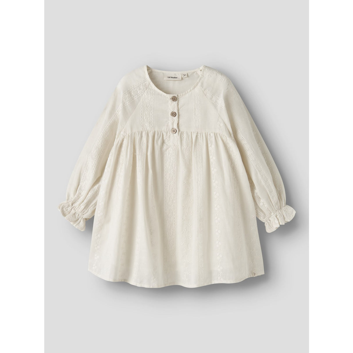 Lil'Atelier Turtledove Nmfloba Ls Loose Dress Lil