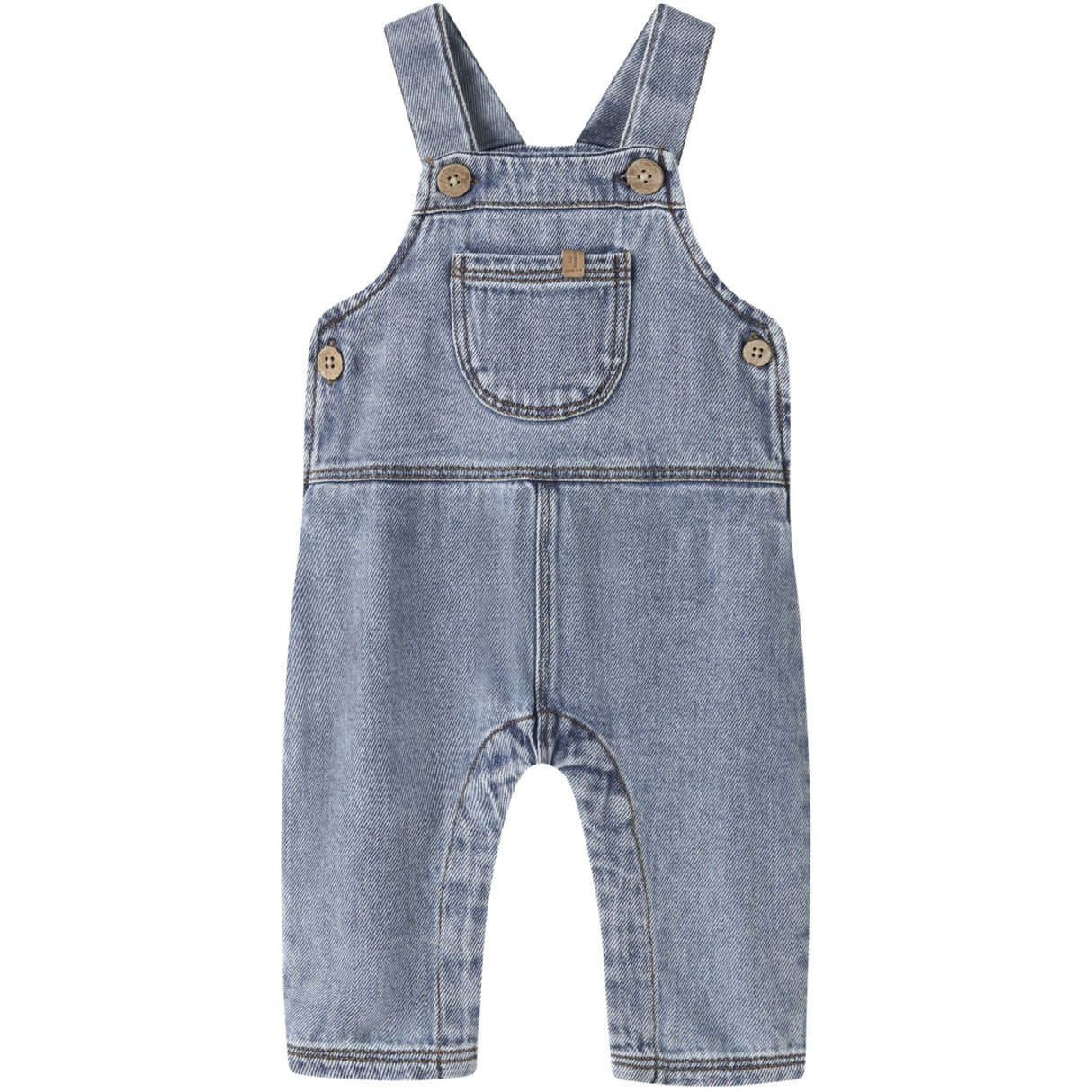 Lil'Atelier Medium Blue Denim Nbmkarole Loose Dnm Overall 2433-Cj Lil