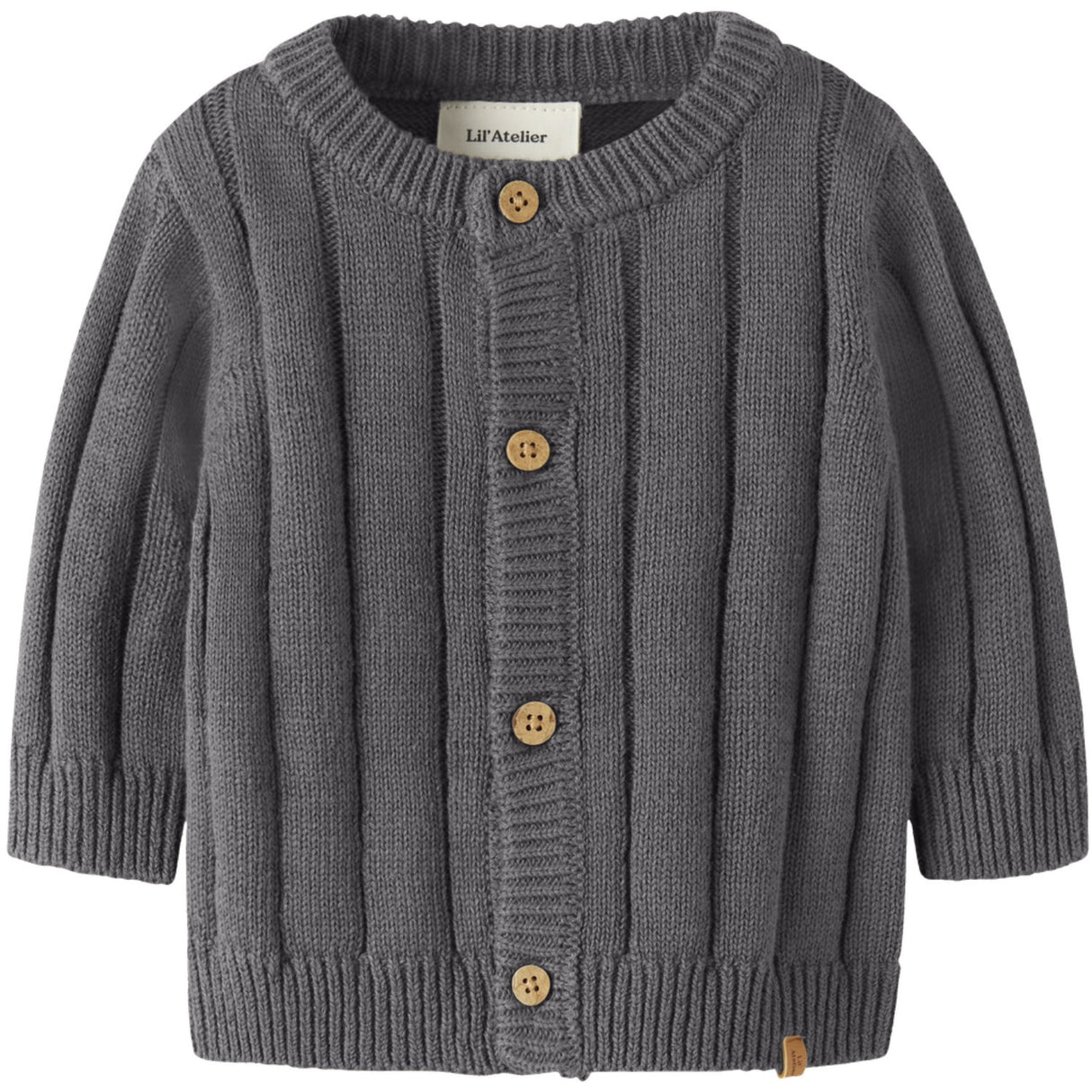 Lil'Atelier Poppy Seed Nbmlomon Ls Knit Card Lil