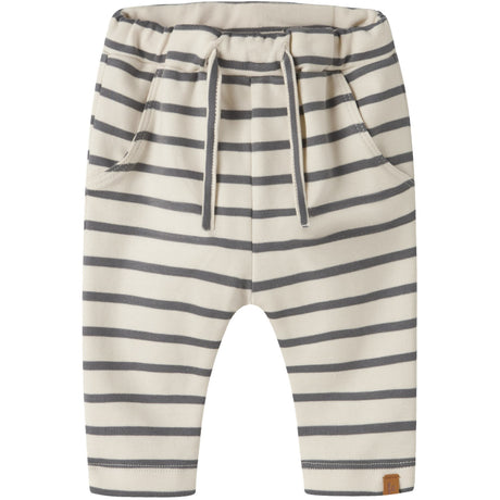 Lil'Atelier Turtledove Poppy Seed Nbmlimia Lin Loose Pants Lil