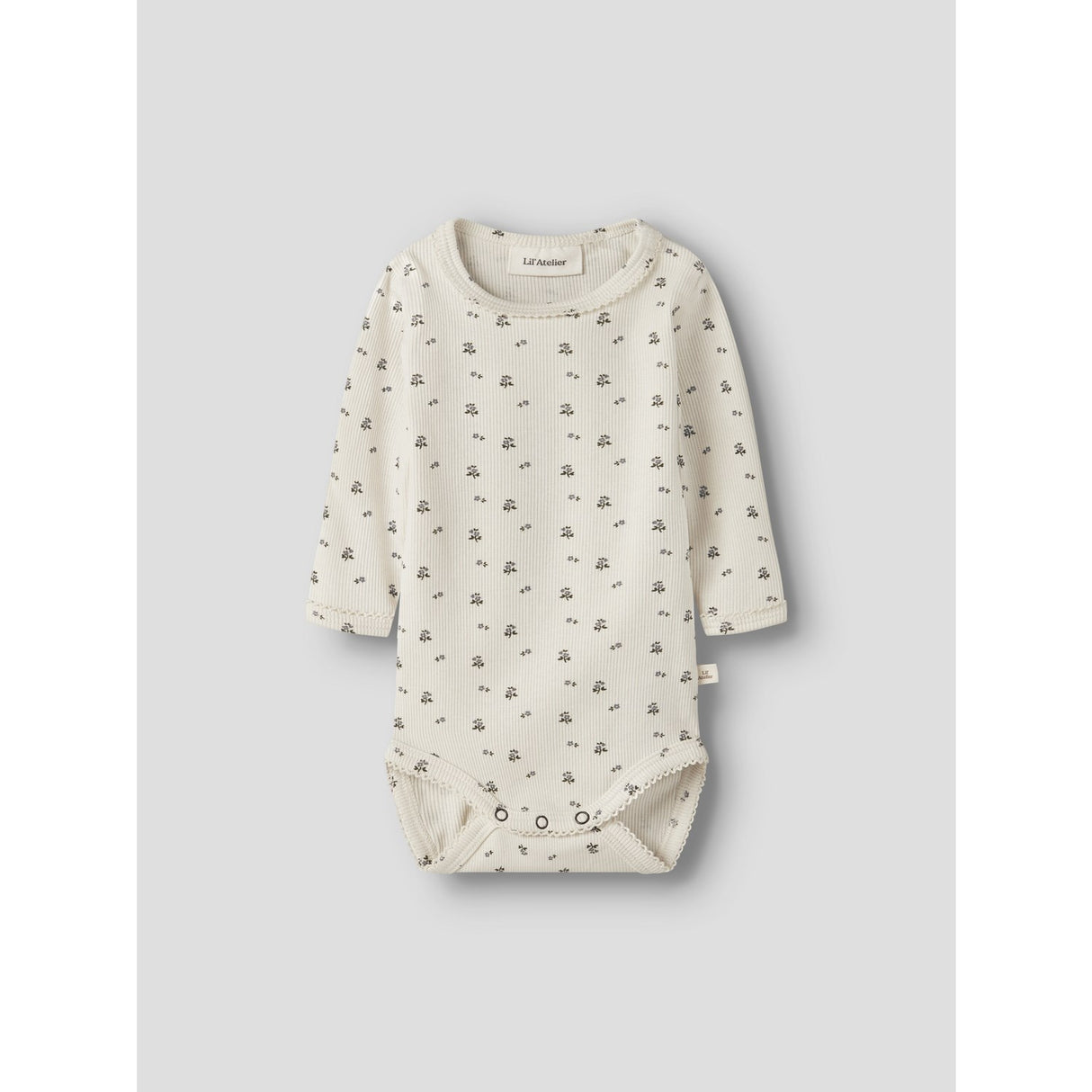 Lil'Atelier Turtledove Blue Flower Nbflago Mau Ls Slim Body Lil