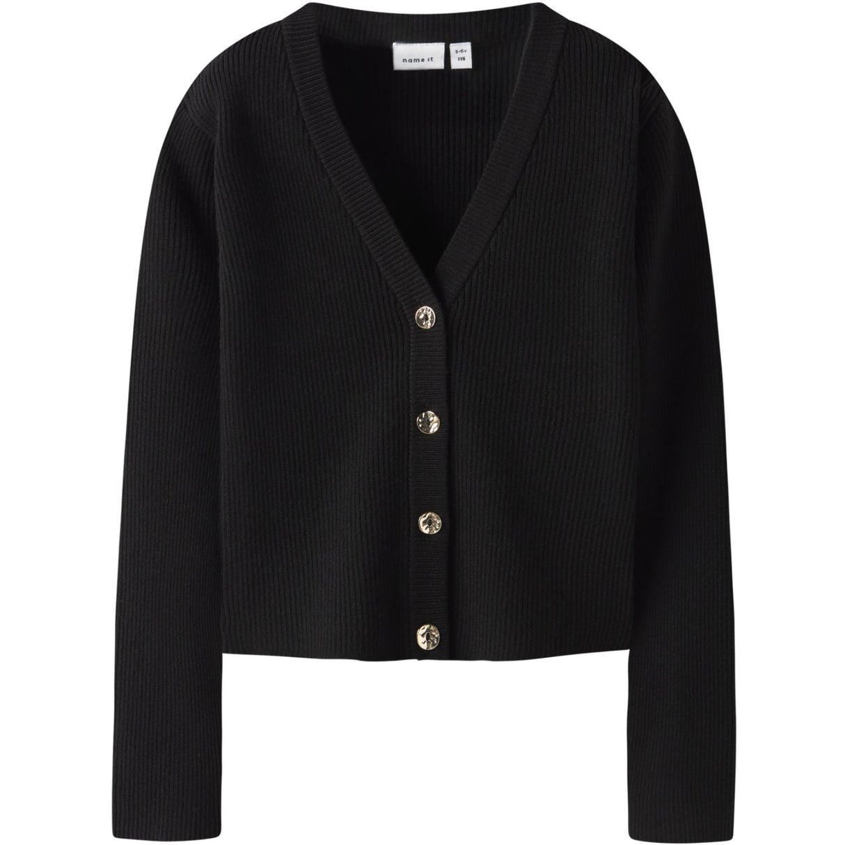 Name It Black Nkflarenlise Xsl Ls Knit Card