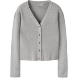 Name It Light Grey Melange Nkflarenlise Xsl Ls Knit Card