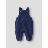 Name It Dark Blue Denim Nbmbarrel R Aop Swe Dnm Overall 2366-Tr