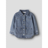 Name It Medium Blue Denim Unicorn Glitter Nmfluna Glitter Dnm Jacket 4577-Im L