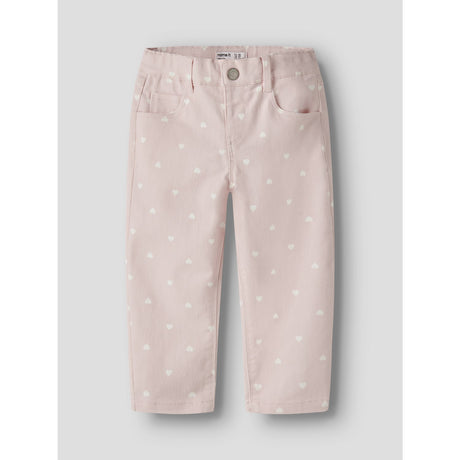 Name It Lotus Hearts Nmfbella Mom Twill Aop Pants 3217-Yf