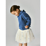 Name It Antique White Vintage Indigo Nmfkira Tulle Skirt