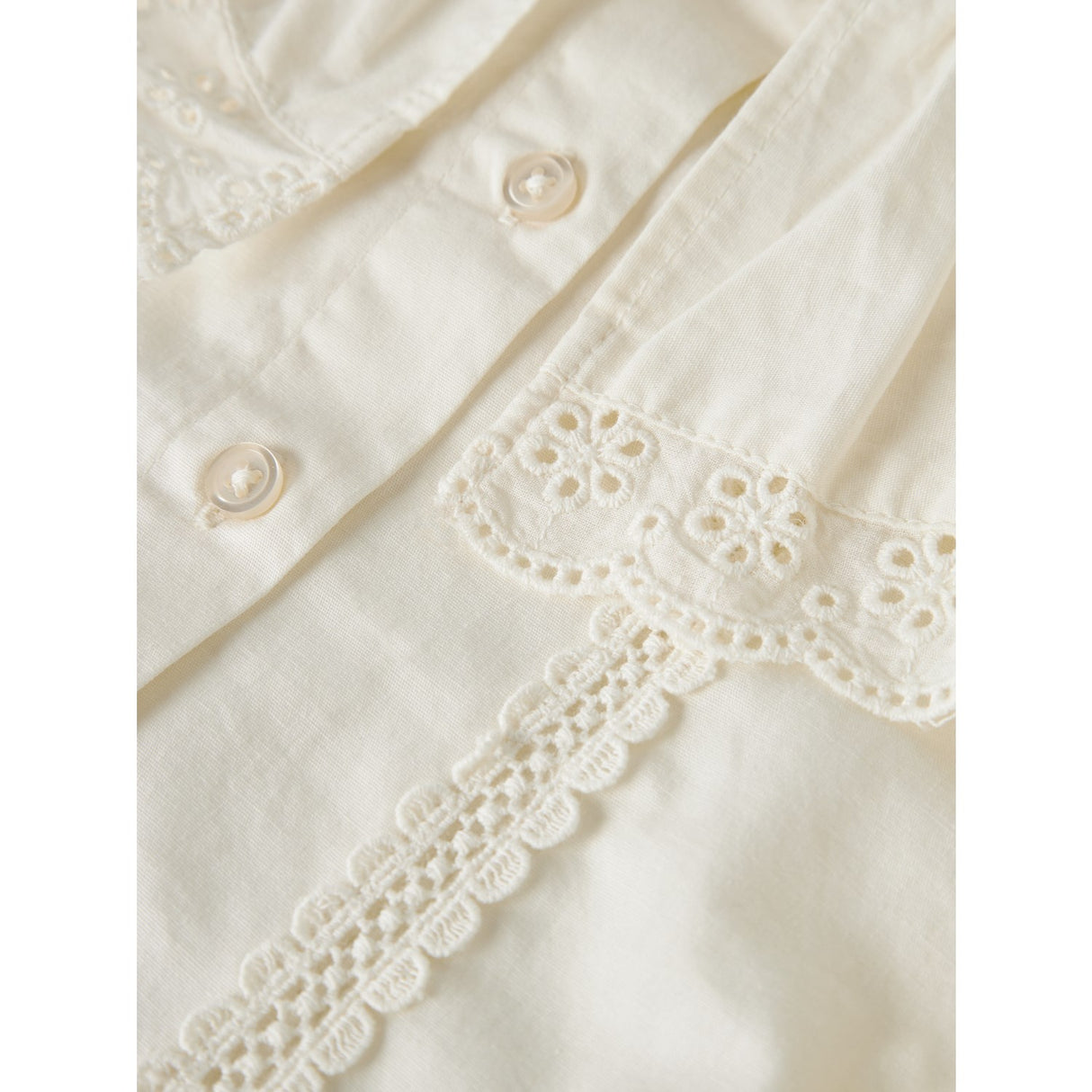 Name It Antique White Nmfkis Ls Shirt