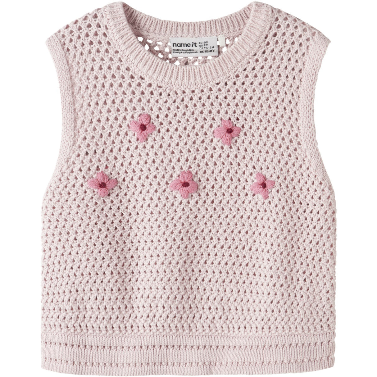 Name It Lotus Flowering Ginger Nmfkattie Knit Vest