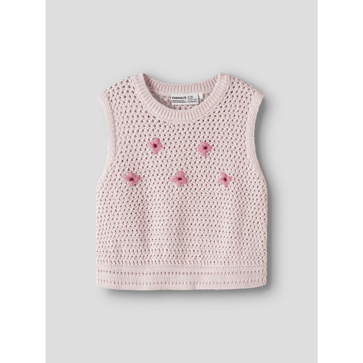 Name It Lotus Flowering Ginger Nmfkattie Knit Vest