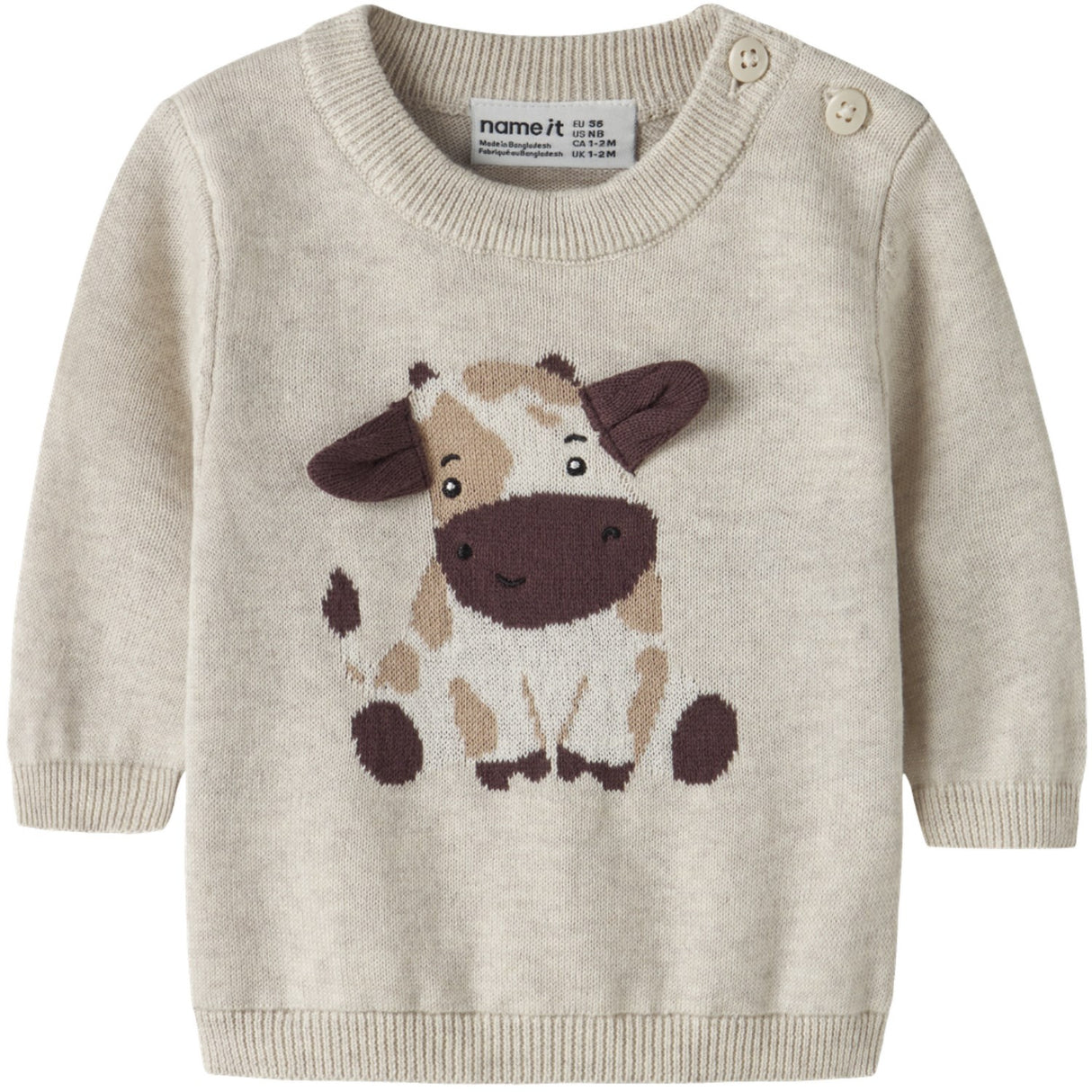 Name It Peyote Melange Nbmligan Ls Knit