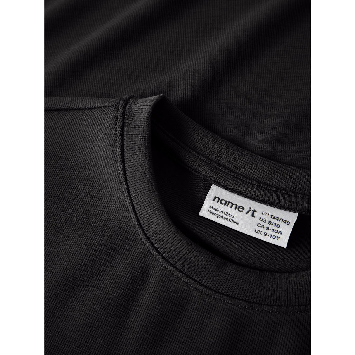 Name It Black Nkflivia Ss Rlx Sh Top