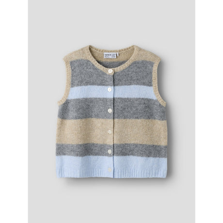 Name It Subdued Blue Nkfluci Loose Knit Vest