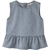 Name It Special Blue Grey Denim Nkfrain Sl Dnm Top 4577-Im