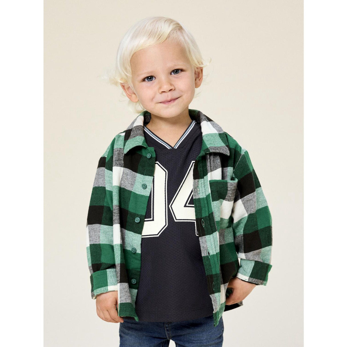 Name It Verdant Green Nmmlevin Ls Overshirt
