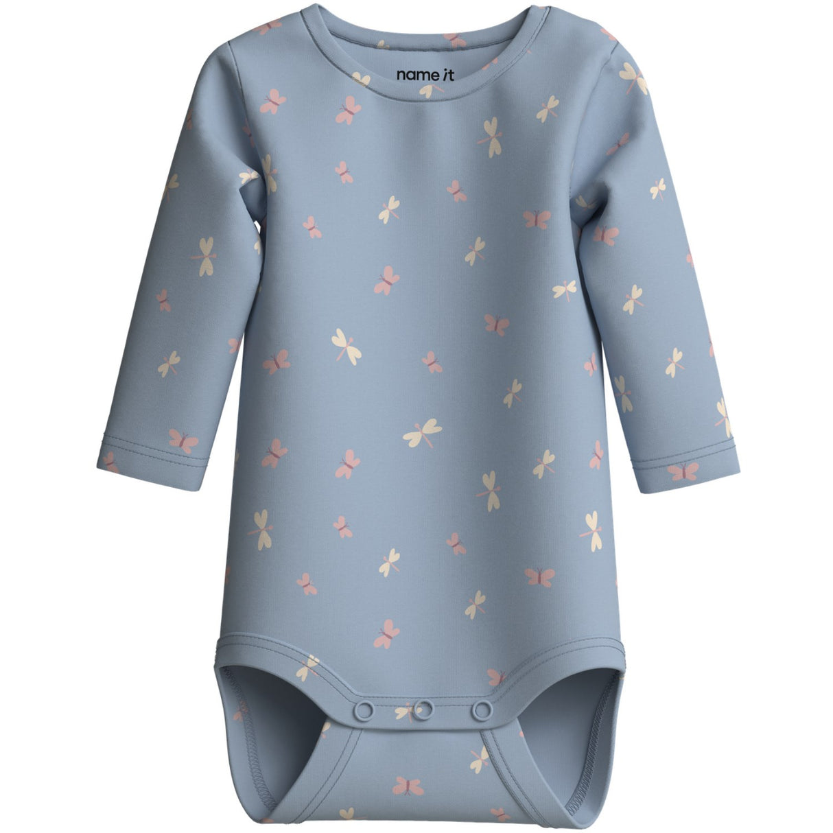 Name It Subdued Blue Butterflies Nbfvandora Ls Body Box
