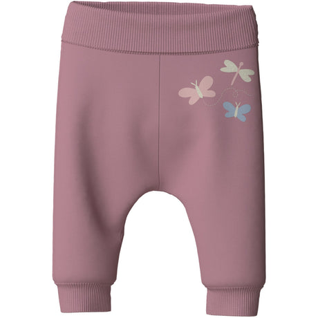 Name It Lilas Butterflies Nbfvrillie Sweat Pants Box Bru