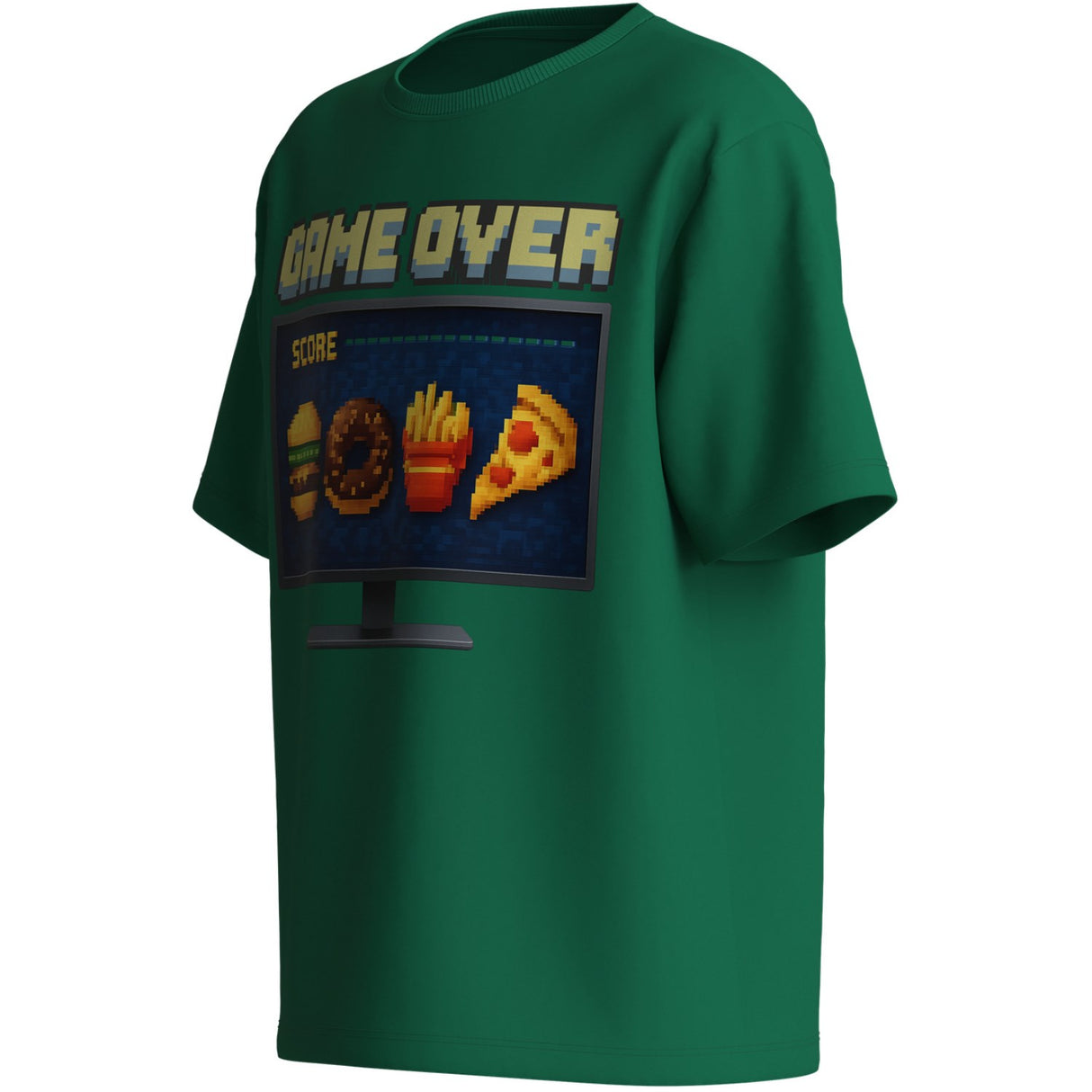 Name It Verdant Green Game Over Nkmvoto Ss Nreg Top