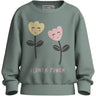 Name It Green Milieu Flower Power Nmfvasacha Ls Nreg Sweat Unb