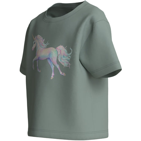 Name It Green Milieu Unicorn Nmfvotea Ss Nreg Top