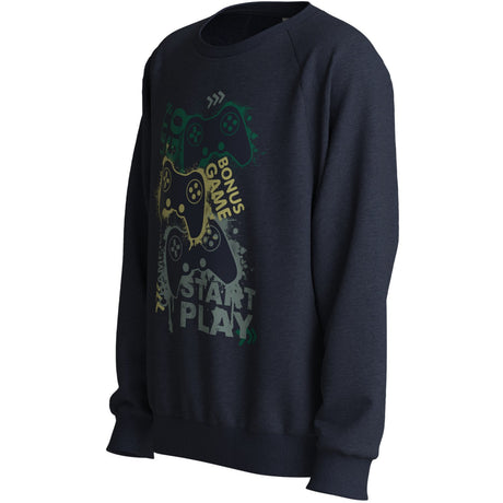 Name It Navy Blazer Play Nkmvion Ls Nreg Sweat Unb