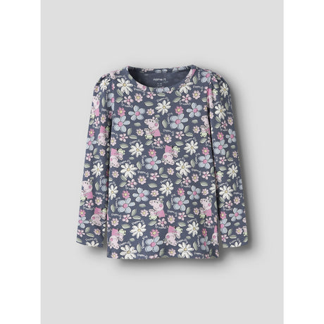 Name It Vintage Indigo Nmfjundi Peppa Ls Slim Top Cplg