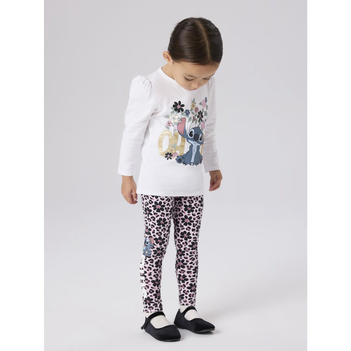 Name It Bright White Nmfjina Stitch Ls Top Box Noos Wdi