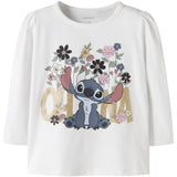 Name It Bright White Nmfjina Stitch Ls Top Box Noos Wdi