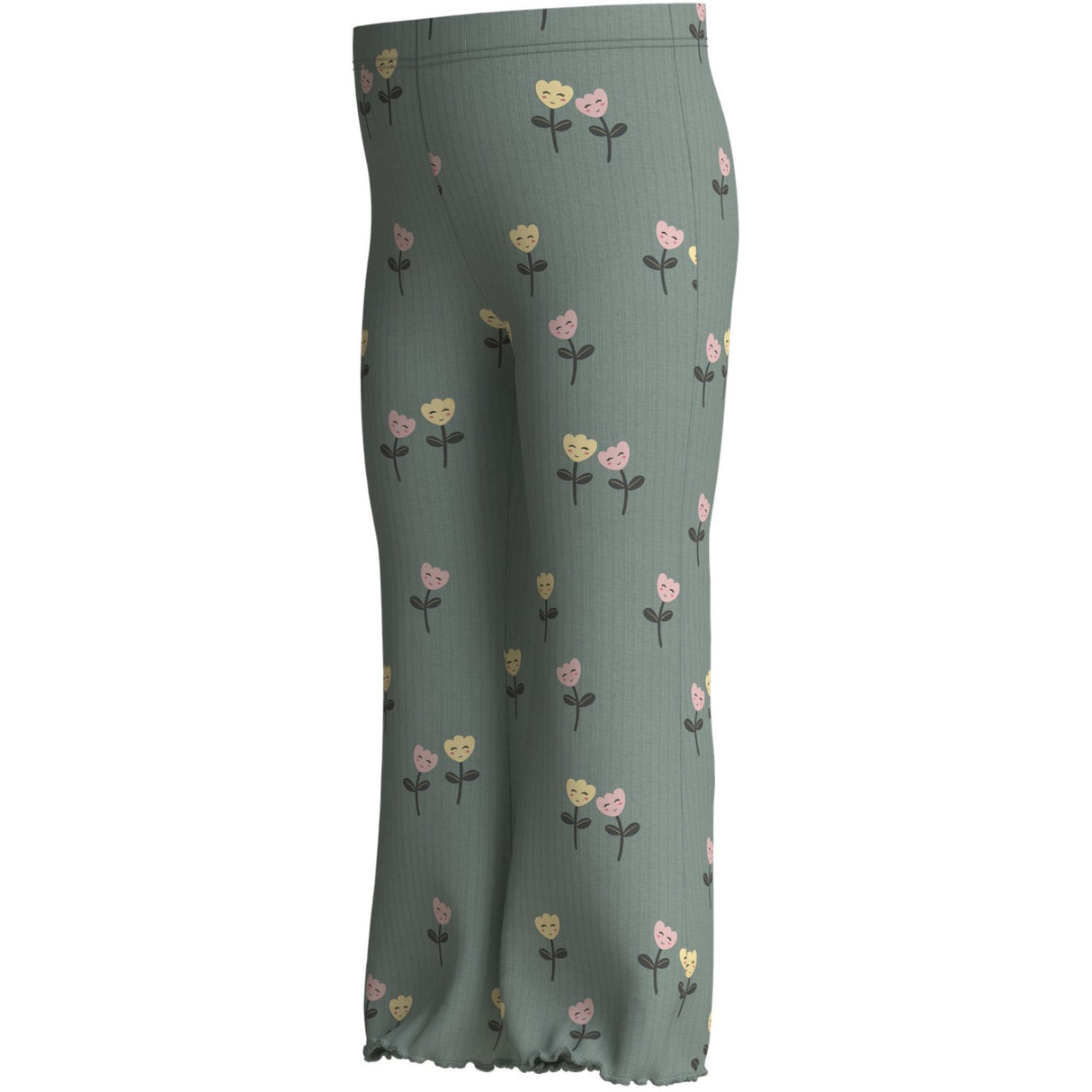 Name It Green Milieu Happy Flowers Nmfvemma Flare Pants