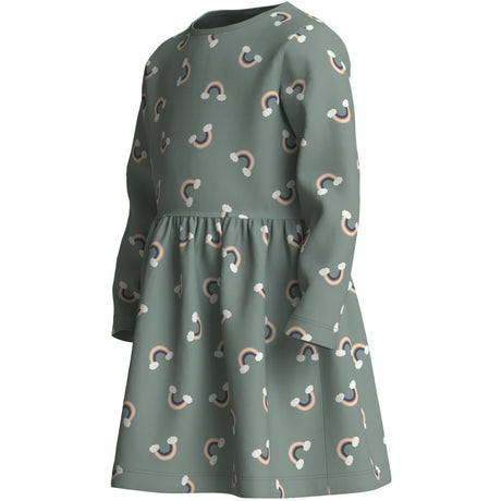 Name It Green Milieu Rainbow Nmfvilisa Ls Dress