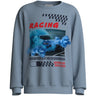 Name It Ashley Blue Racing Nkmvoto Ls Nreg Sweat Unb