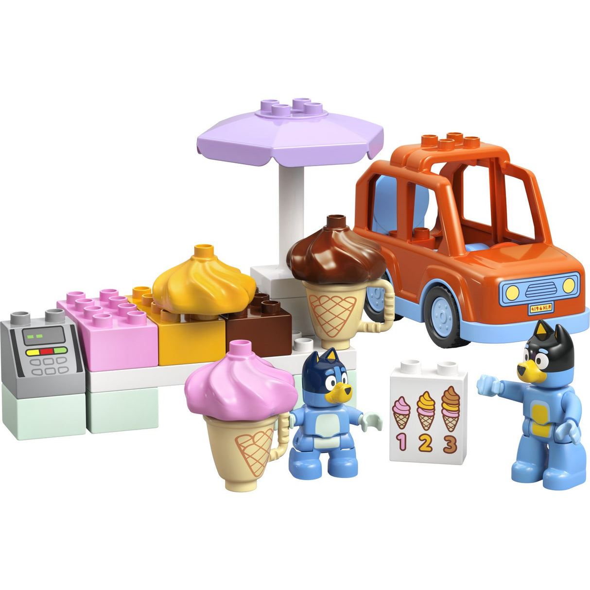LEGO® DUPLO Bluey - Is-udflugt Med Bluey 10458