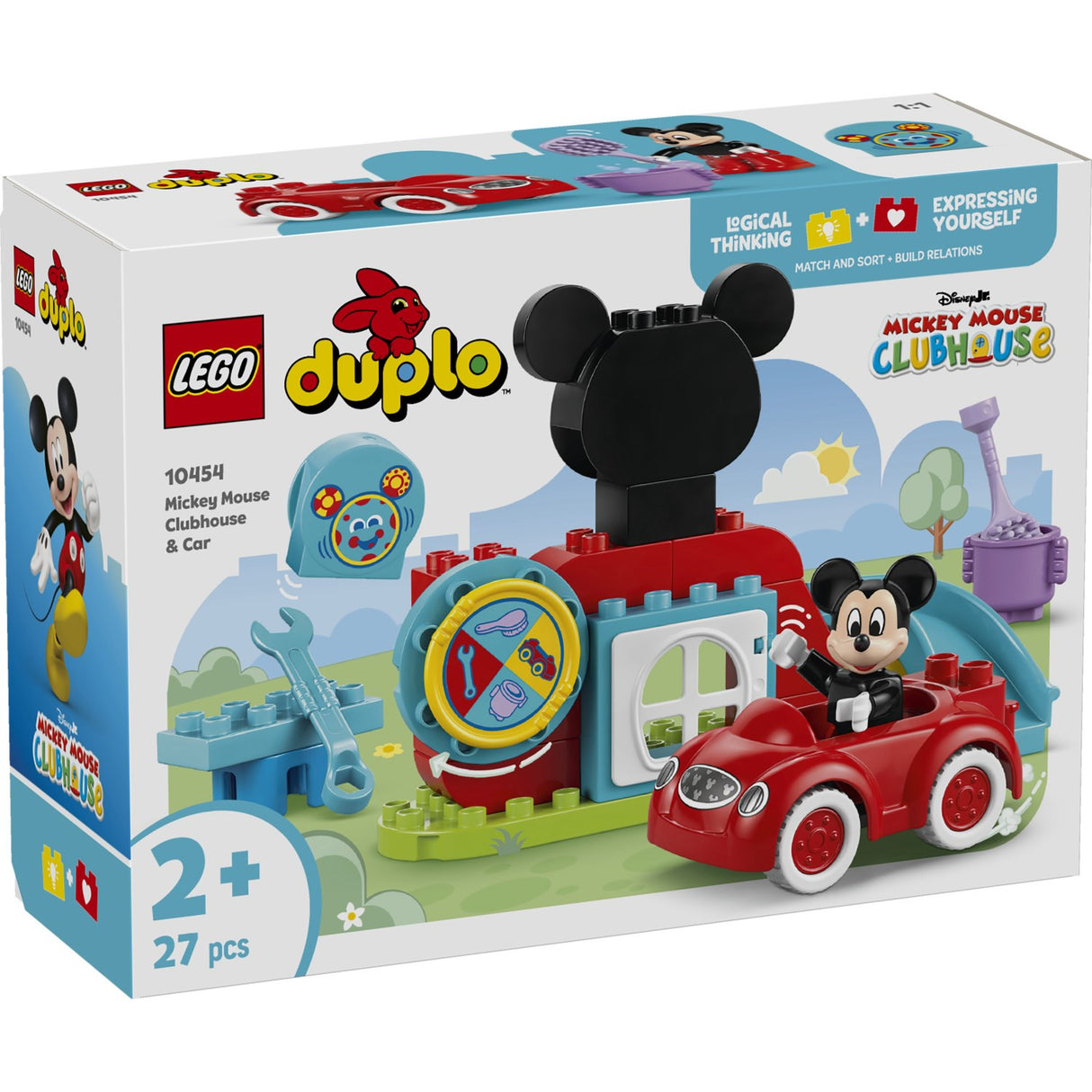 LEGO® DUPLO Disney TM - Mickeys Klubhus And Bil 10454