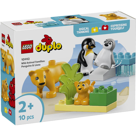 LEGO® DUPLO Town - Vilde Dyrefamilier: Pingviner And Løver 10442