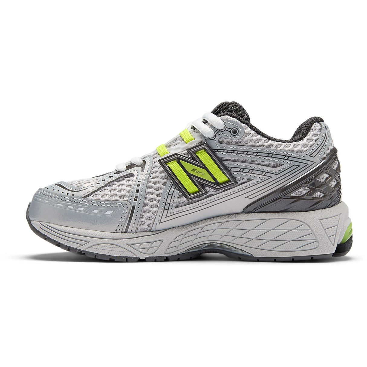 New Balance Dark Silver Metallic New Balance 1906 Kids Lace