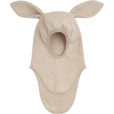 Huttelihut Camel Melange Balaclava Ears Cotton Fleece