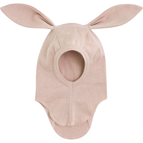 Huttelihut Peach Blush Balaclava Ears Cotton Rib
