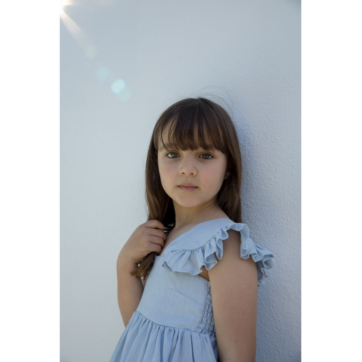 MarMar Linen Blue Mist Dalani Dress