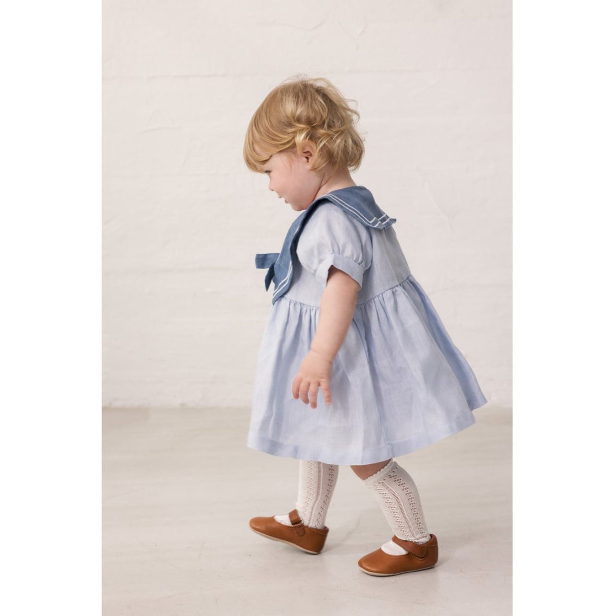 MarMar Linen Blue Mist Daki Dress