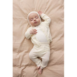 MarMar Newborn Modal Mix Mini Dots Gentle White Aly Hat
