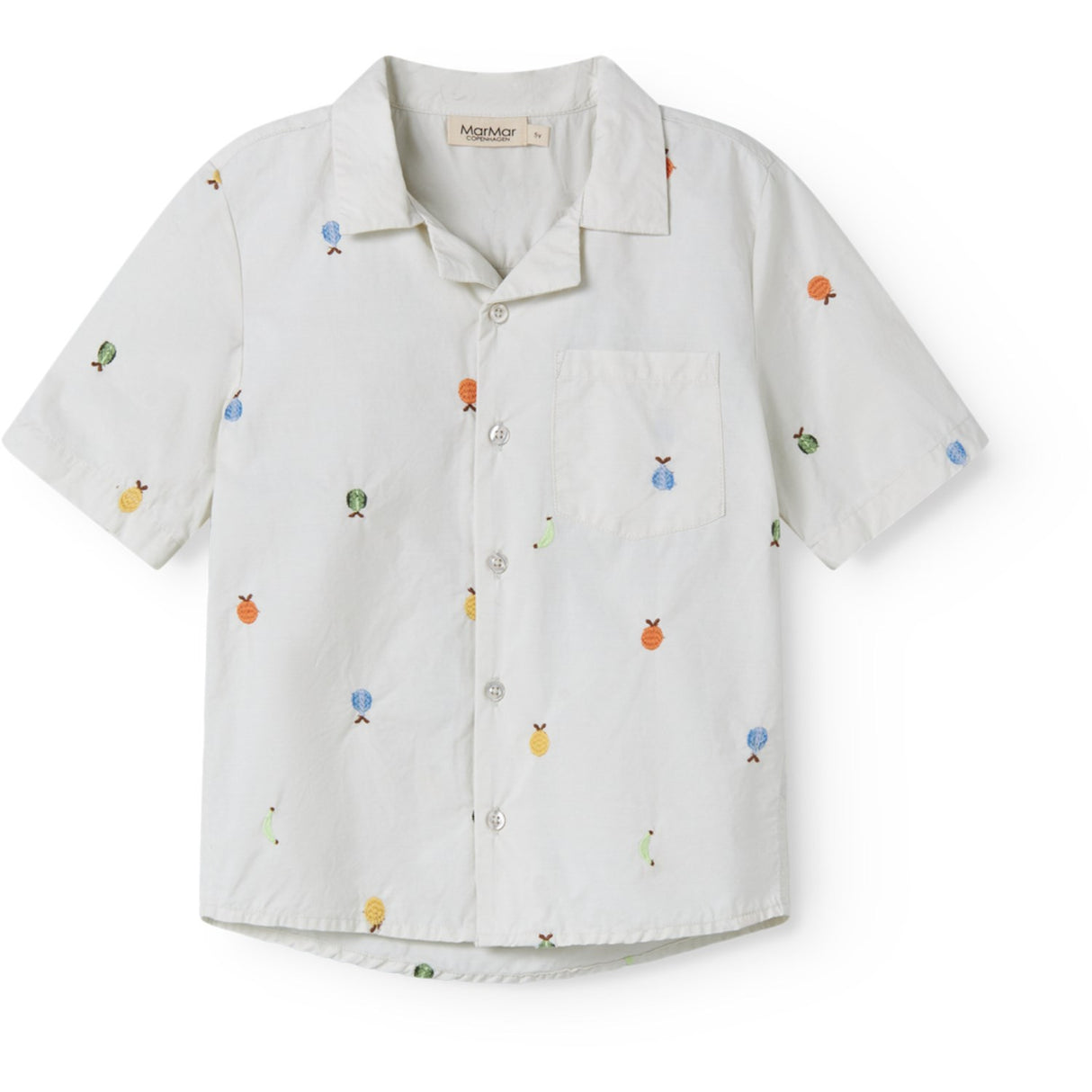 MarMar Poplin Fruit Emb Tage Shirt