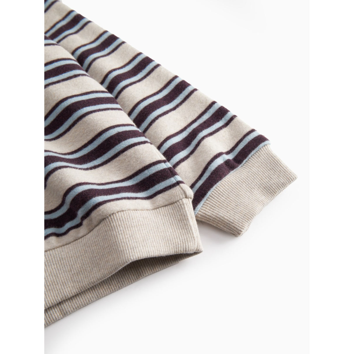 MarMar Modal Sweat College Stripe Thanos Polo Blouse