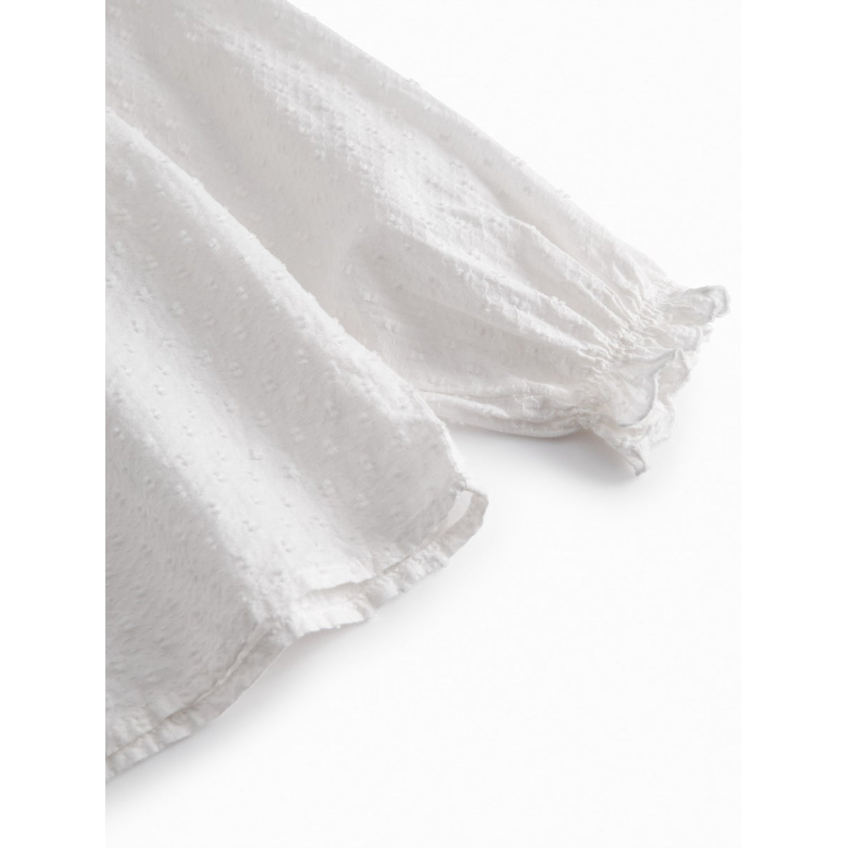MarMar Fine Dobby White Trissy Blouse