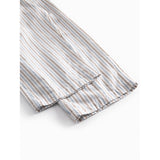 MarMar Cotton Blue Iris Stripe Plano Pants