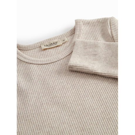 MarMar Modal Melange Light Beige Mel. Plain Blouse