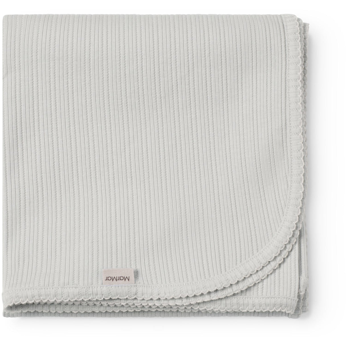 MarMar Newborn Modal Pointelle Rib Morning Dew Alida Blanket