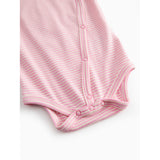 MarMar Newborn Modal Fine Rib Pink Stripe Bellis Body